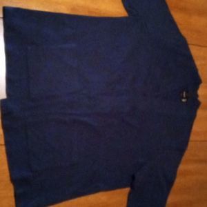 Raffaella blue women's sweater jacket 1X